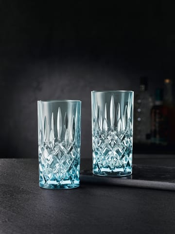 Noblesse Longdrink glass 39.5 cl 2-pack - Aqua - Nachtmann