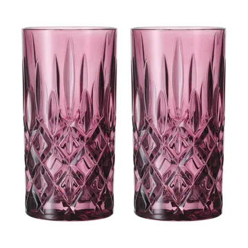 Noblesse Longdrink glass 39.5 cl 2-pack - Berry - Nachtmann