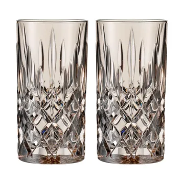 Noblesse Longdrink glass 39.5 cl 2-pack - Taupe - Nachtmann