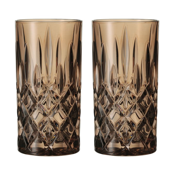 Noblesse Longdrink glass 39.5 cl 2-pack - Tobacco - Nachtmann