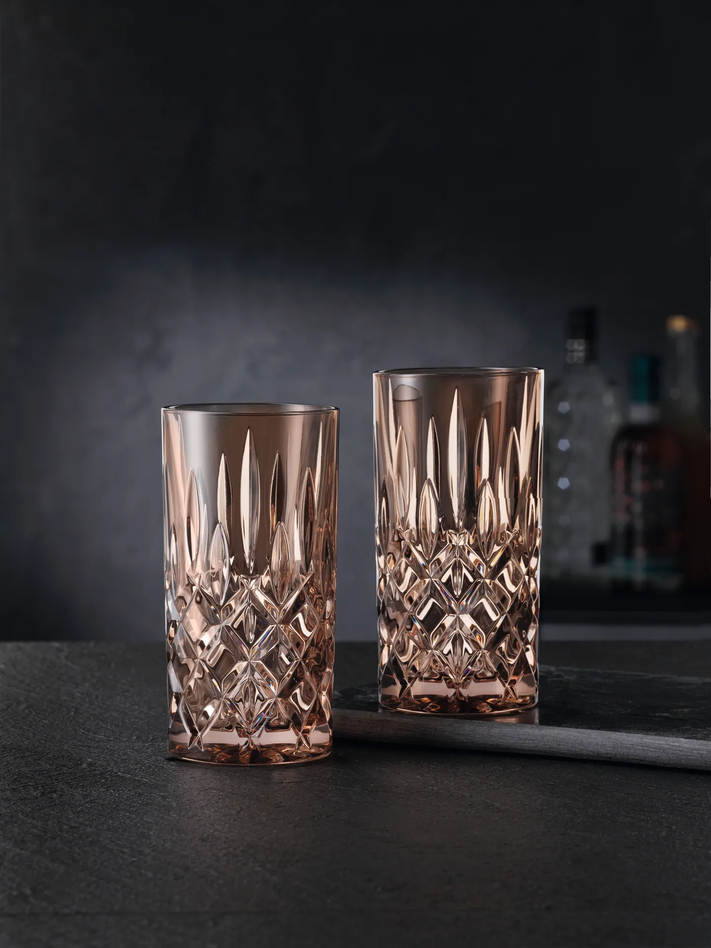 Noblesse Longdrink glass 39.5 cl 2-pack, Tobacco Nachtmann