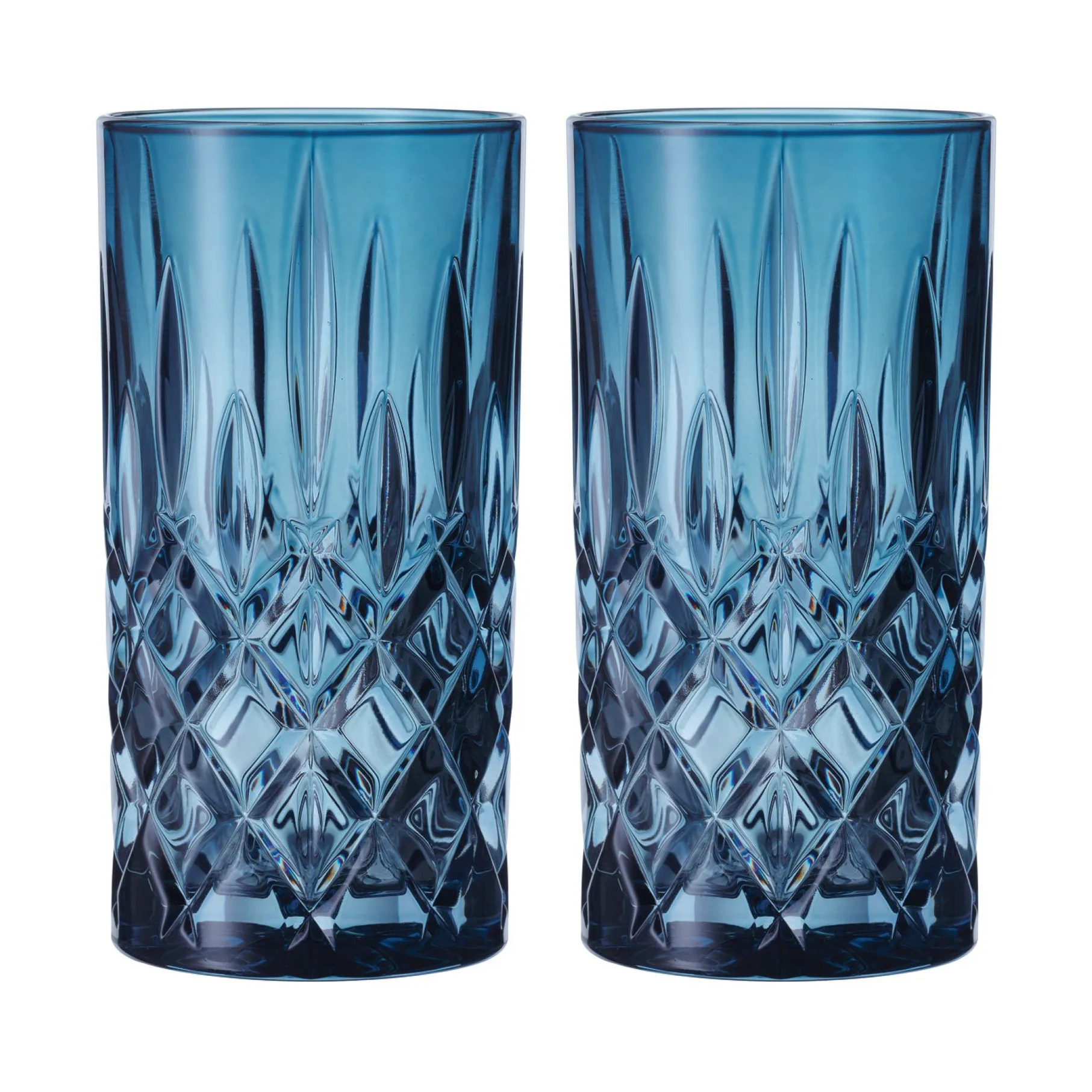 Noblesse Longdrink glass 39.5 cl 2-pack, Vintage blue Nachtmann