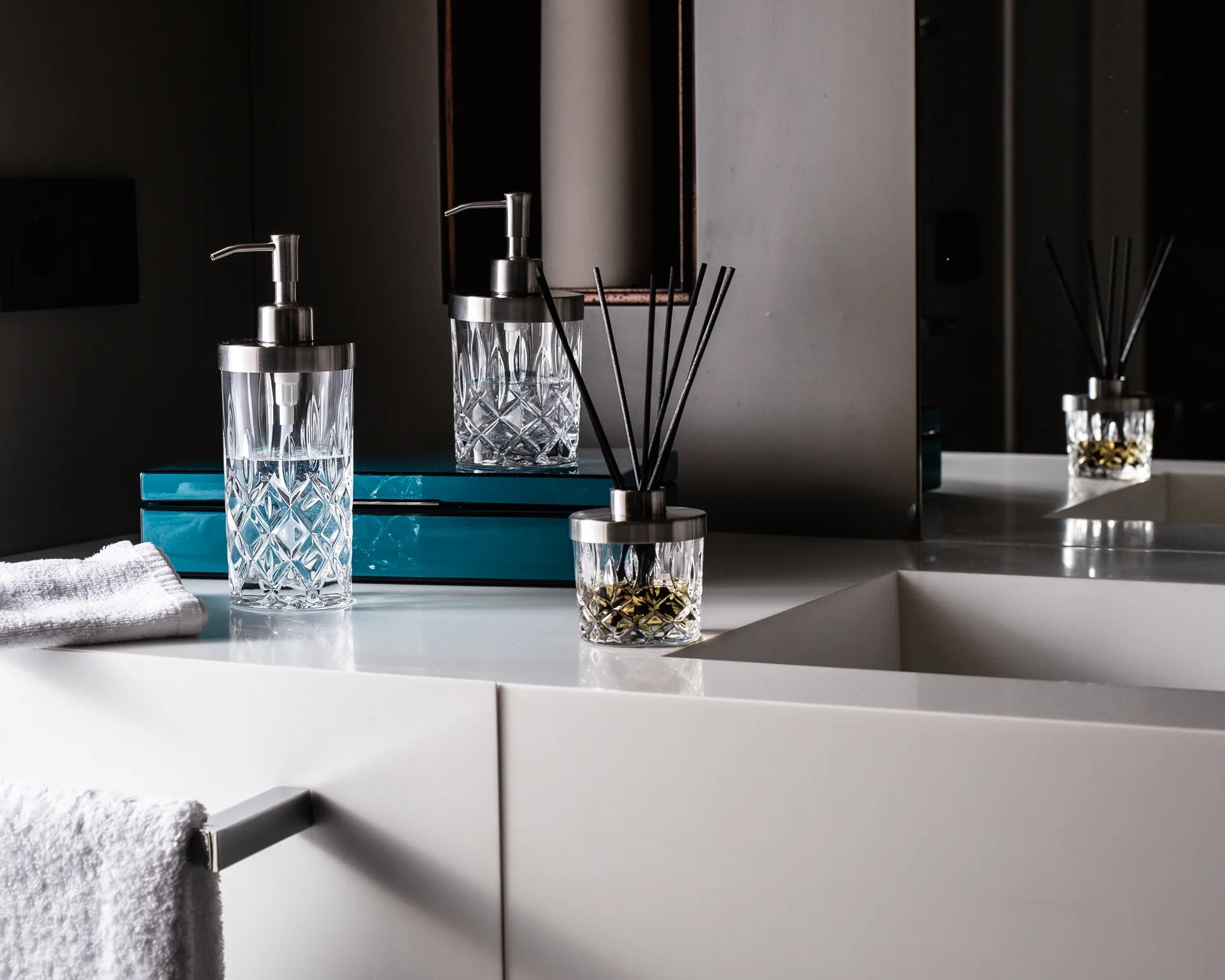 Noblesse soap dispenser 16.5 cm, Clear Nachtmann