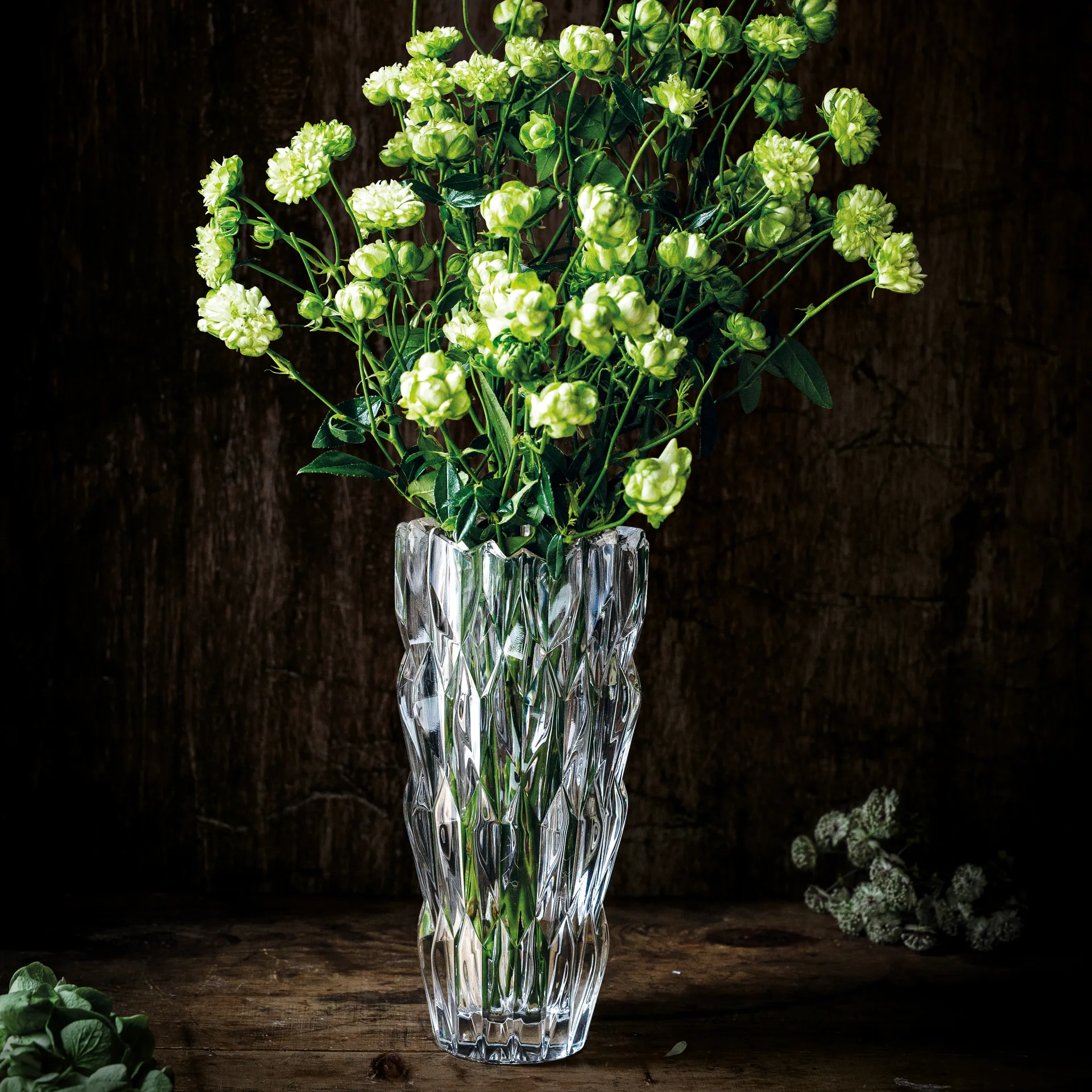 Quartz vase 26 cm, clear Nachtmann