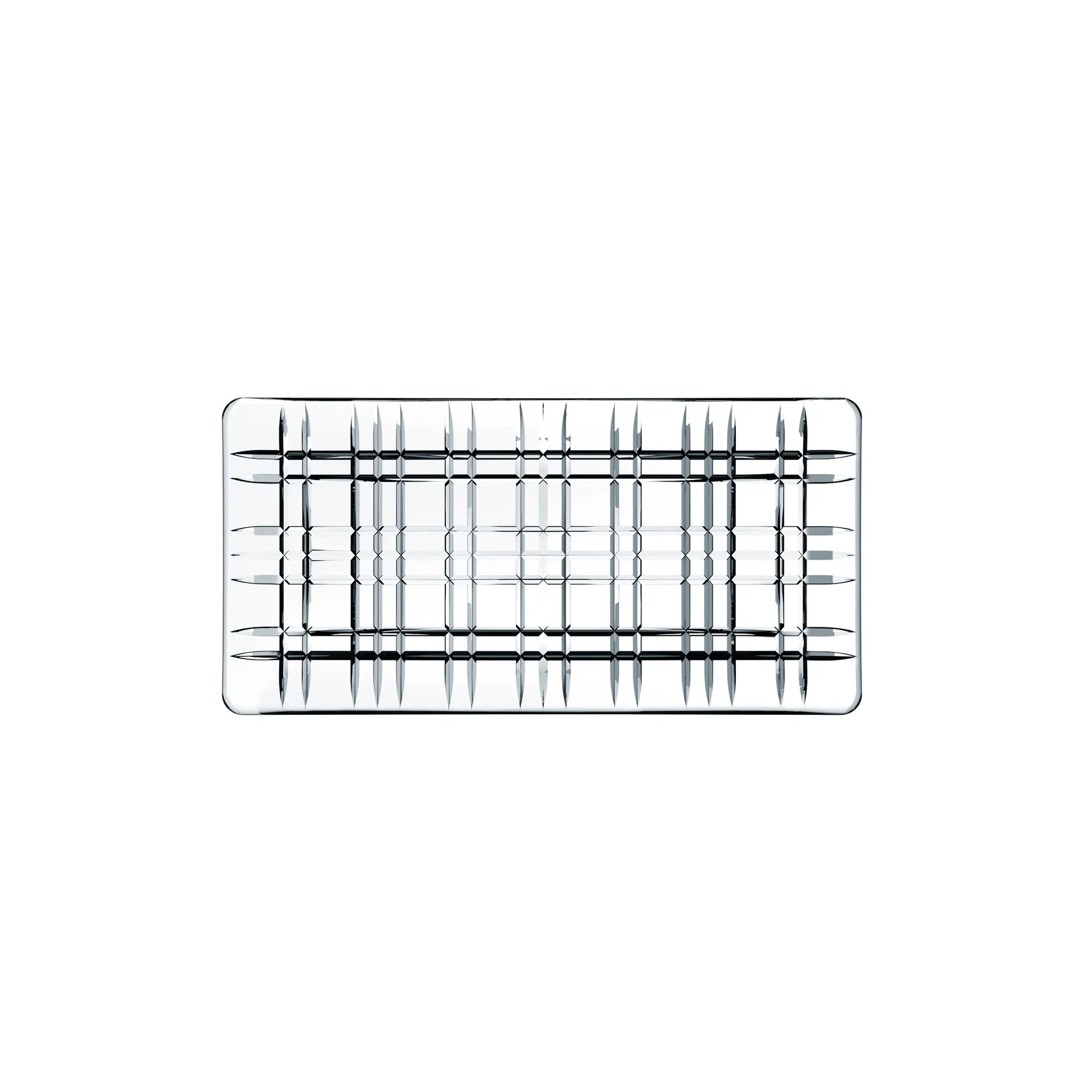 Square plate 14 x 28 cm, clear Nachtmann