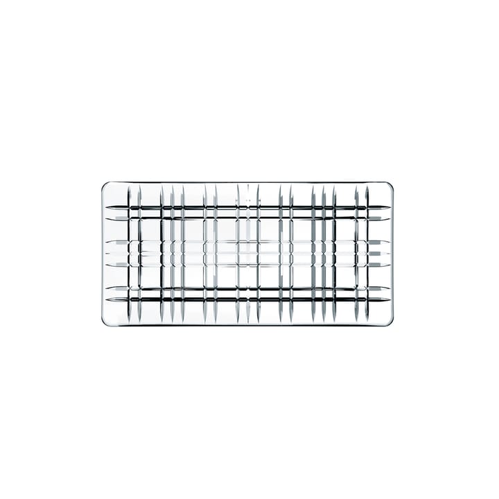 Square plate 14 x 28 cm, clear Nachtmann