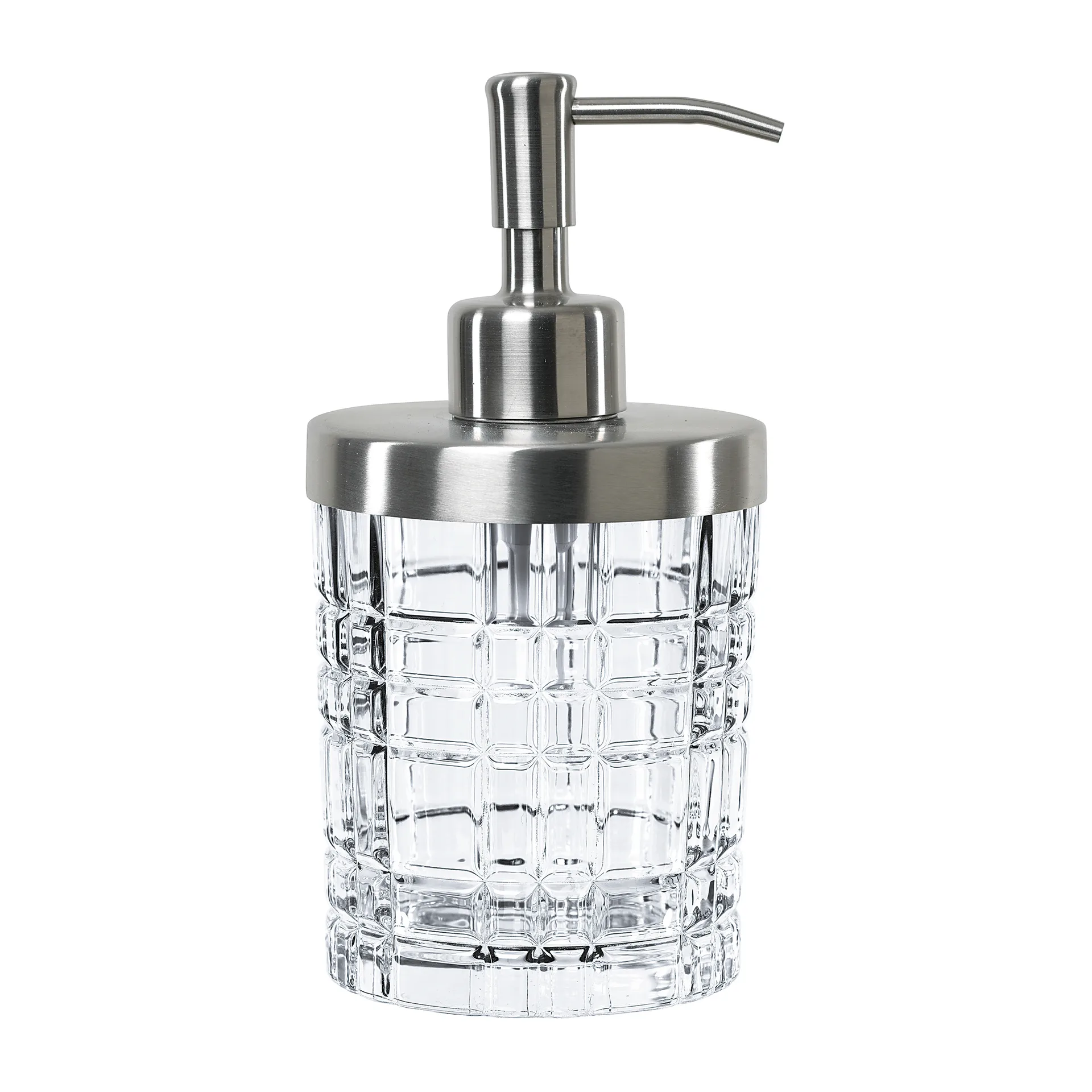 Square soap dispenser 16.5 cm, Clear Nachtmann