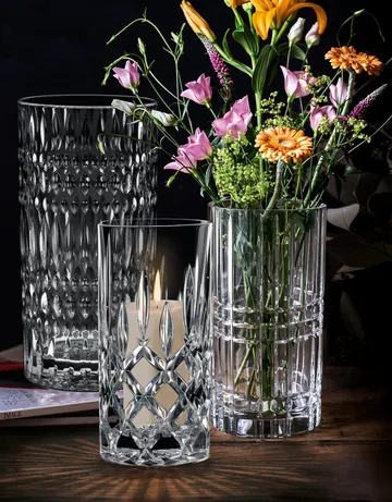 Square vase - Crystal glass, 23 cm - Nachtmann