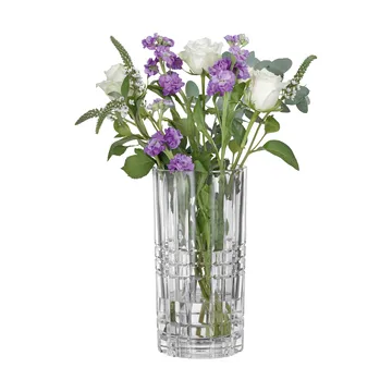 Square vase - Crystal glass, 28 cm - Nachtmann
