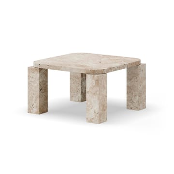 Atlas coffee table 60x60 cm - Unfilled Travertine - New Works