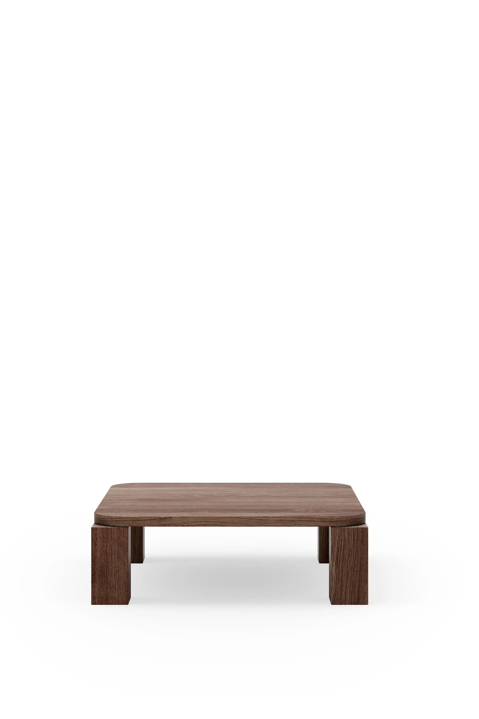 Atlas coffee table 82x82 cm, Smoked Oak New Works