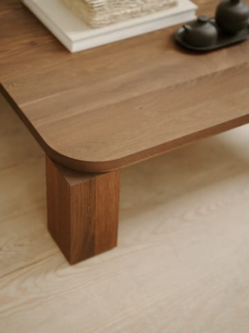 Atlas coffee table 82x82 cm - Smoked Oak - New Works