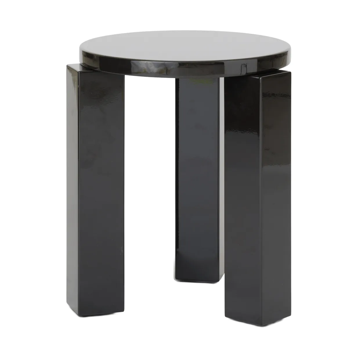 Atlas round stool, Espresso, Ø36x44 cm New Works