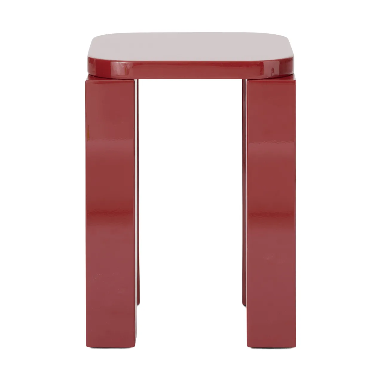 Atlas stool, Burgundy New Works
