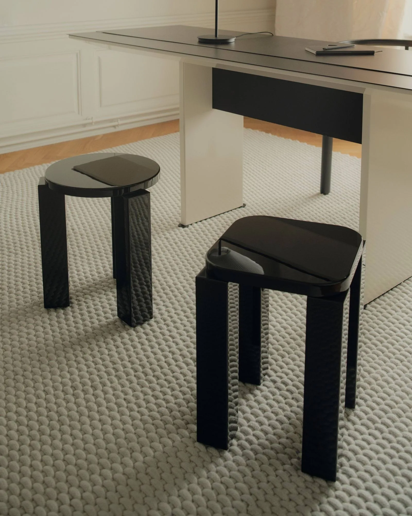 Atlas stool, Espresso New Works