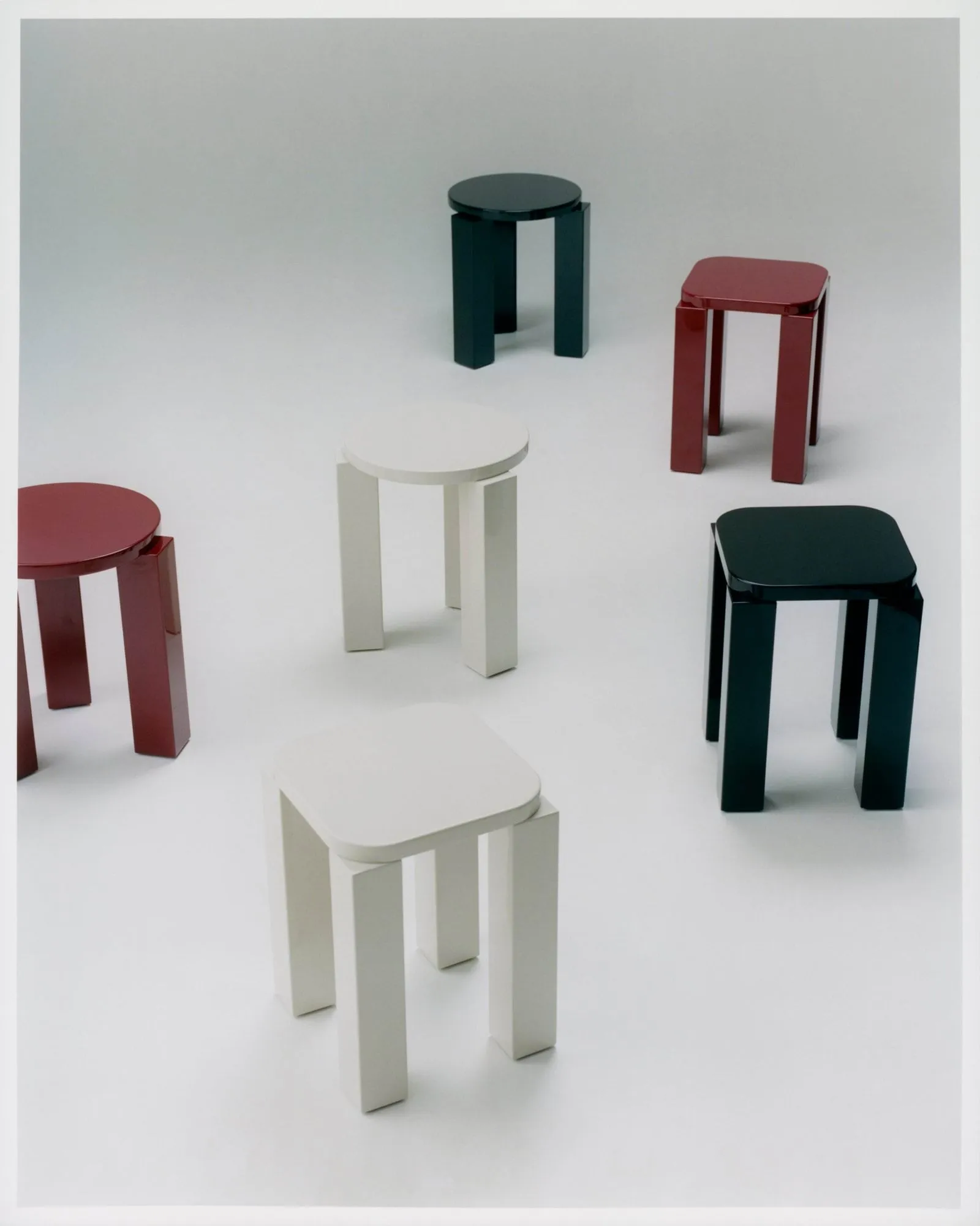 Atlas stool, Espresso New Works