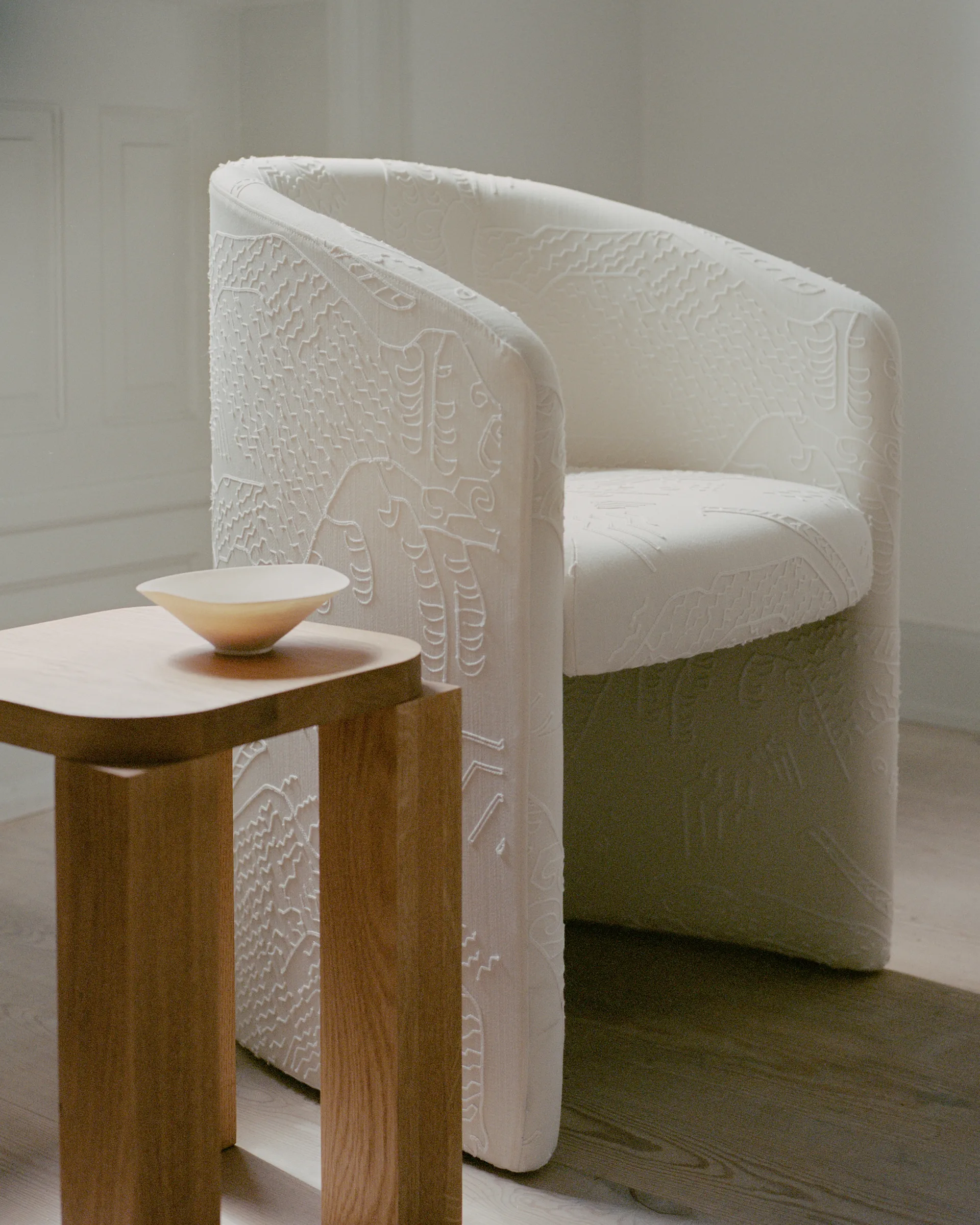 Atlas stool, Natural Oak New Works