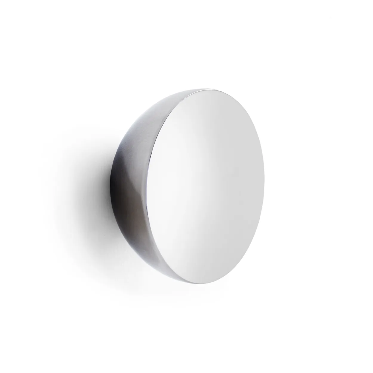 New Works Aura wall mirror large Stainless steel | Scandinavian Design | Wall mirrors | Silver-coloured
