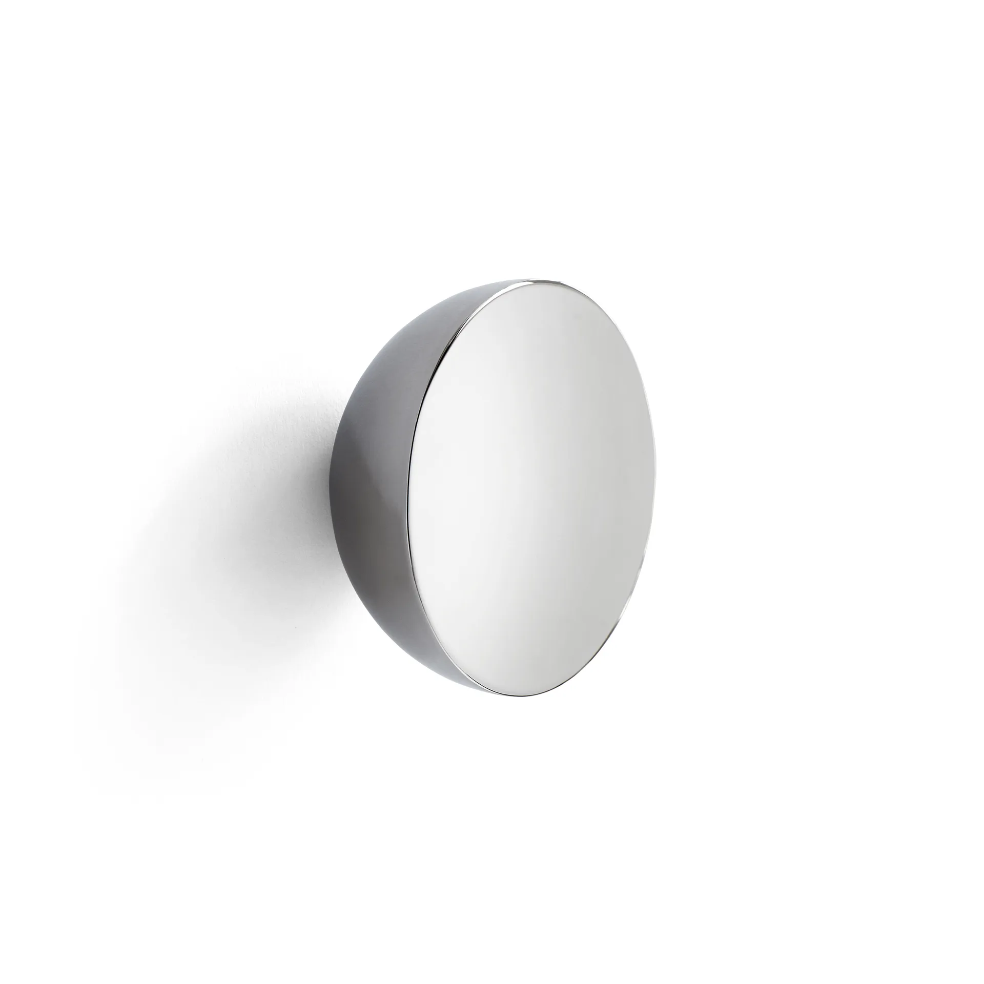 Aura wall mirror small, Stainless steel New Works