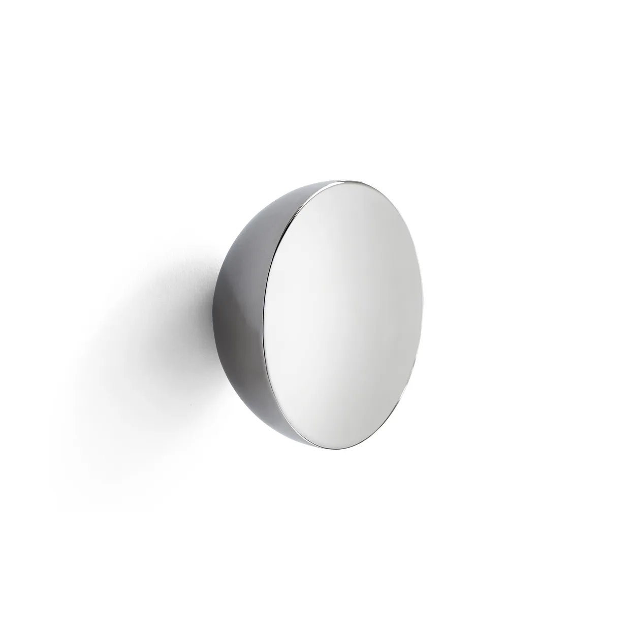 New Works Aura wall mirror small Stainless steel | Scandinavian Design | Wall mirrors | Silver-coloured