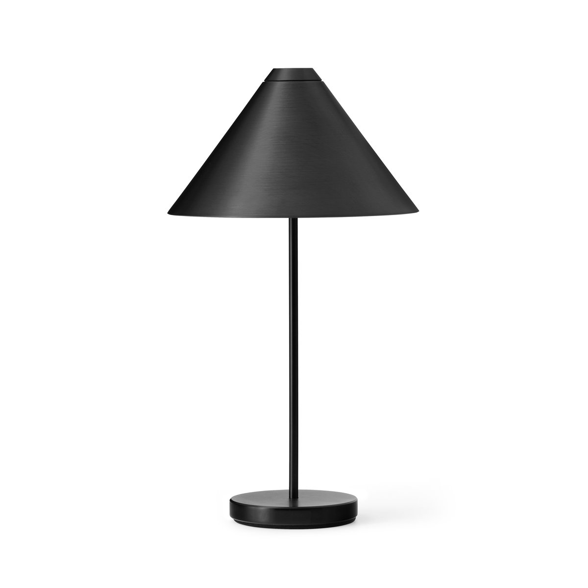 New Works Brolly portable table lamp Steel black | Scandinavian Design | Desk & table lamps | Black