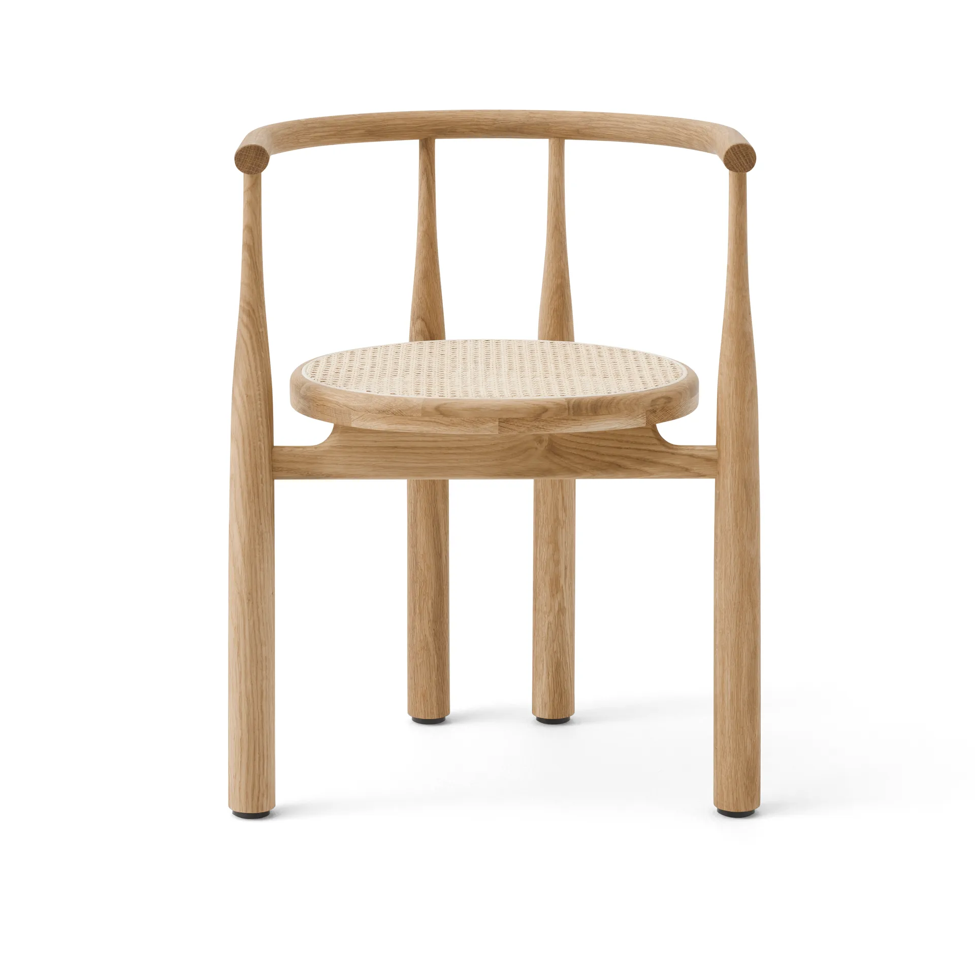Bukowski chair, Oiled oak rattan New Works