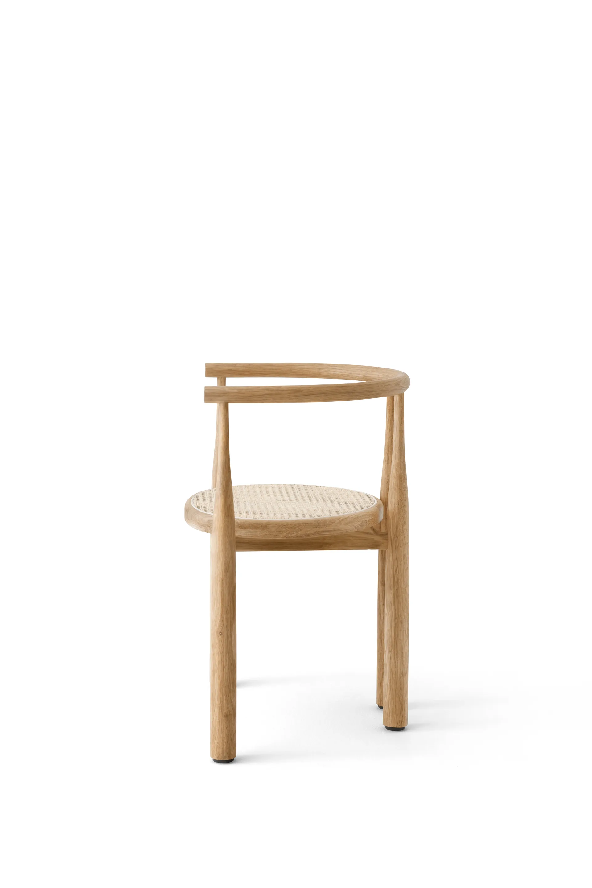 Bukowski chair, Oiled oak rattan New Works
