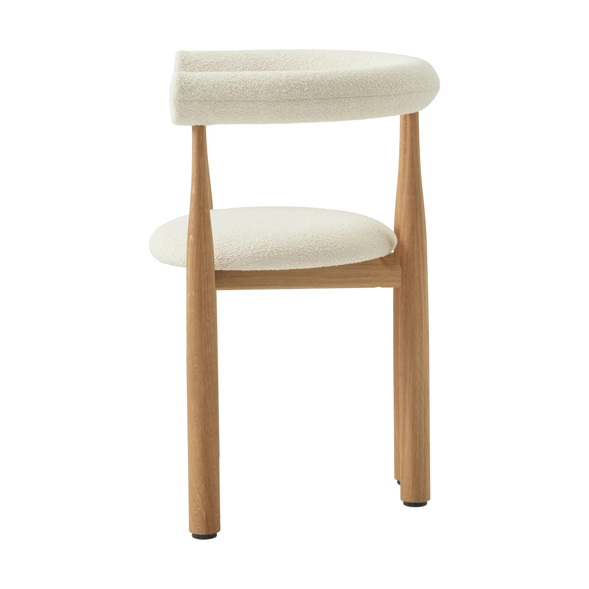 Bukowski upholstered armchair, Oak, Barnum Lana New Works