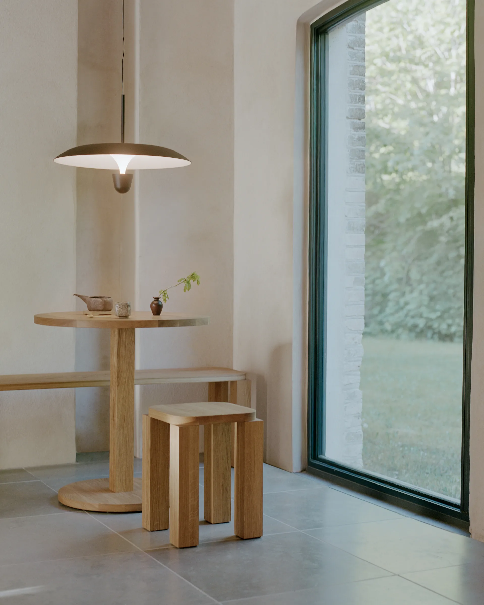 Chanterelle pendant Ø55 cm, Black New Works