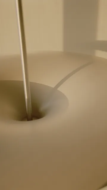 Chanterelle pendant Ø60 cm - Nickel Plated - New Works