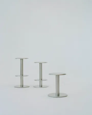 Coupe bar stool - Stainless steel, 66 cm - New Works