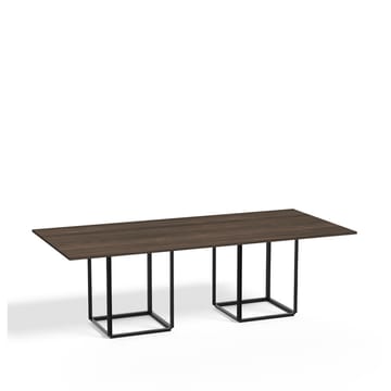Florence rectangular dining table  - Walnut. black stand - New Works