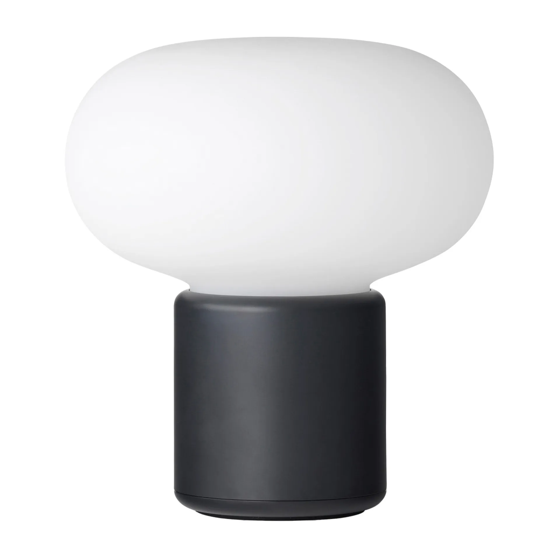 Karl-Johan table lamp portable, Cold black New Works