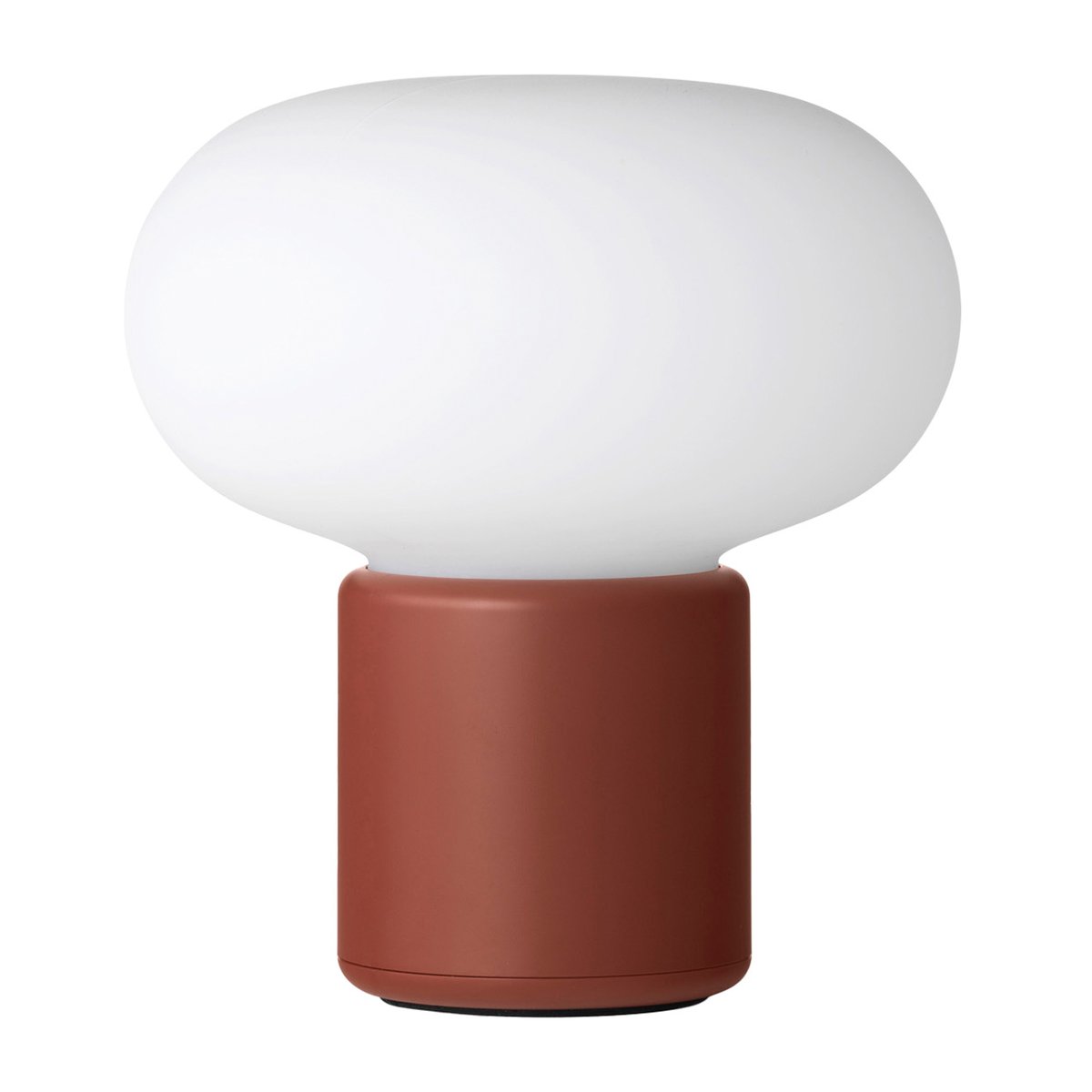 New Works Karl-Johan table lamp portable Earth red | Scandinavian Design | Desk & table lamps | Red