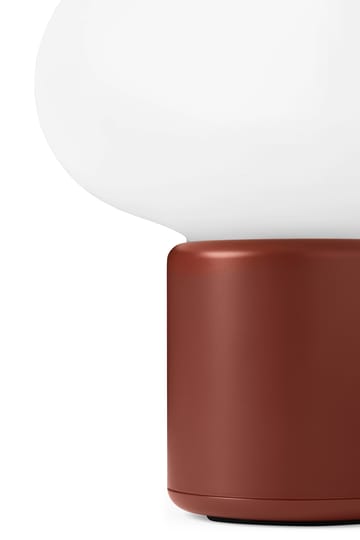 Karl-Johan table lamp portable - Earth red - New Works