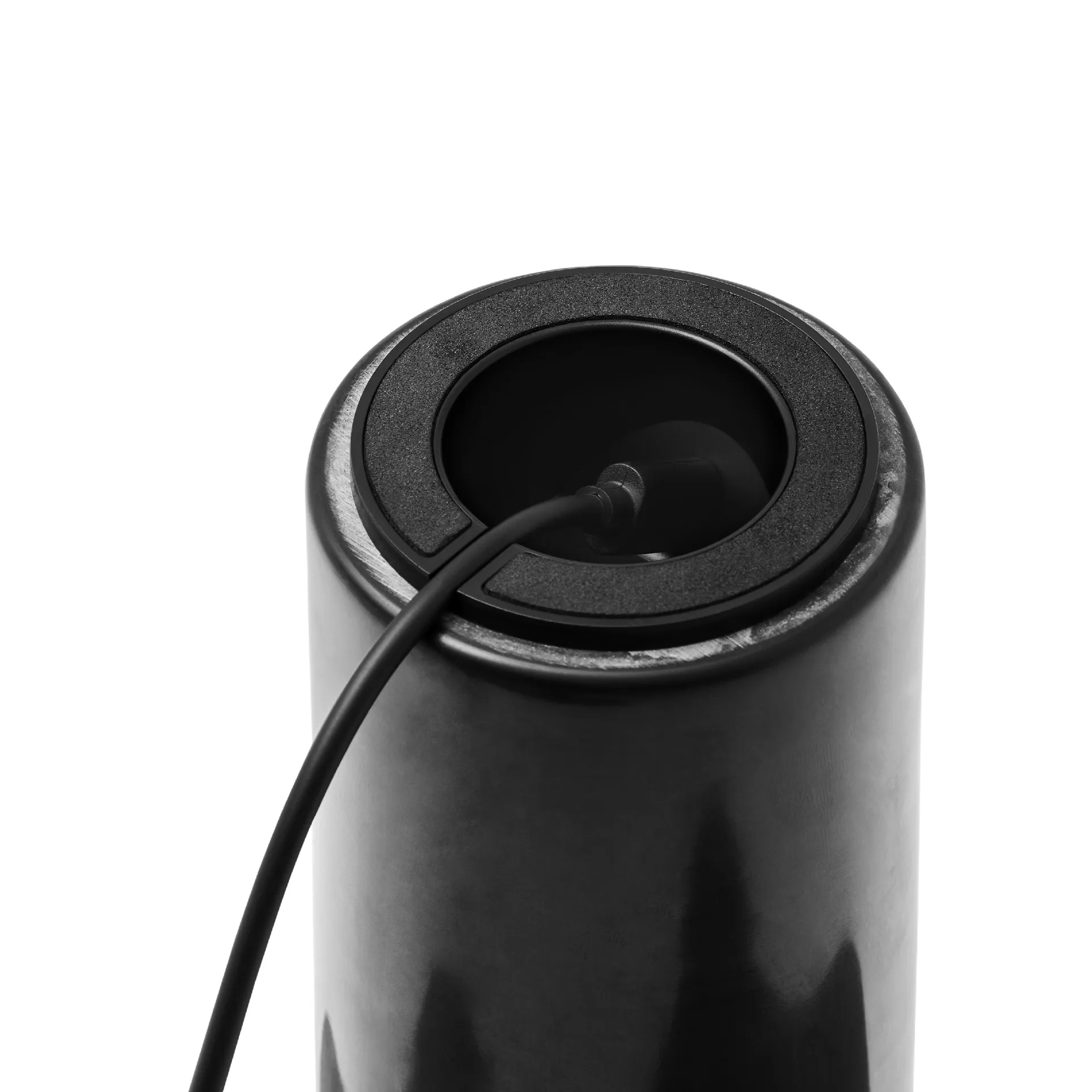 Kizu portable table lamp, Black marble New Works