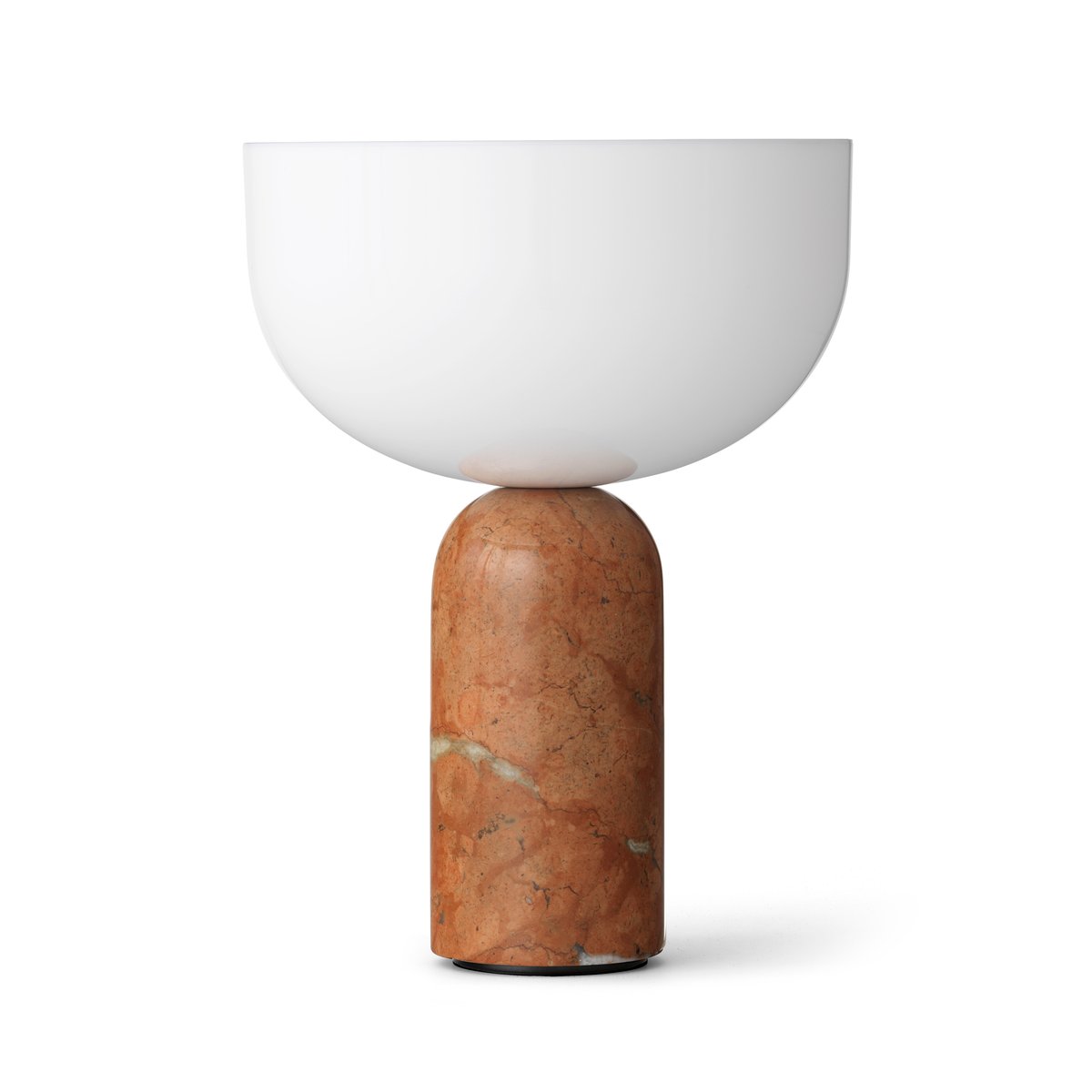 New Works Kizu portable table lamp Breccia Pernice | Scandinavian Design | Desk & table lamps | Red