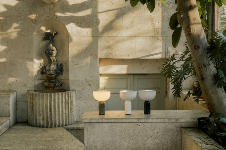 Kizu portable table lamp - Gris du marais - New Works