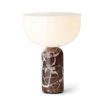 Kizu portable table lamp - Rosso Levanto - New Works