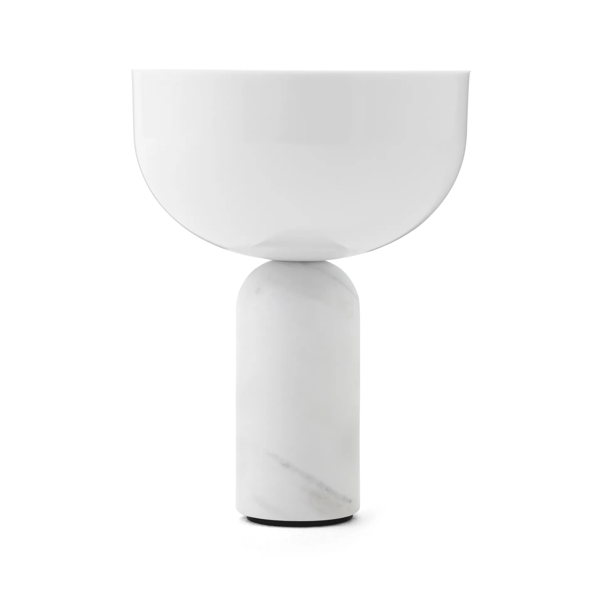 Kizu portable table lamp, White marble New Works