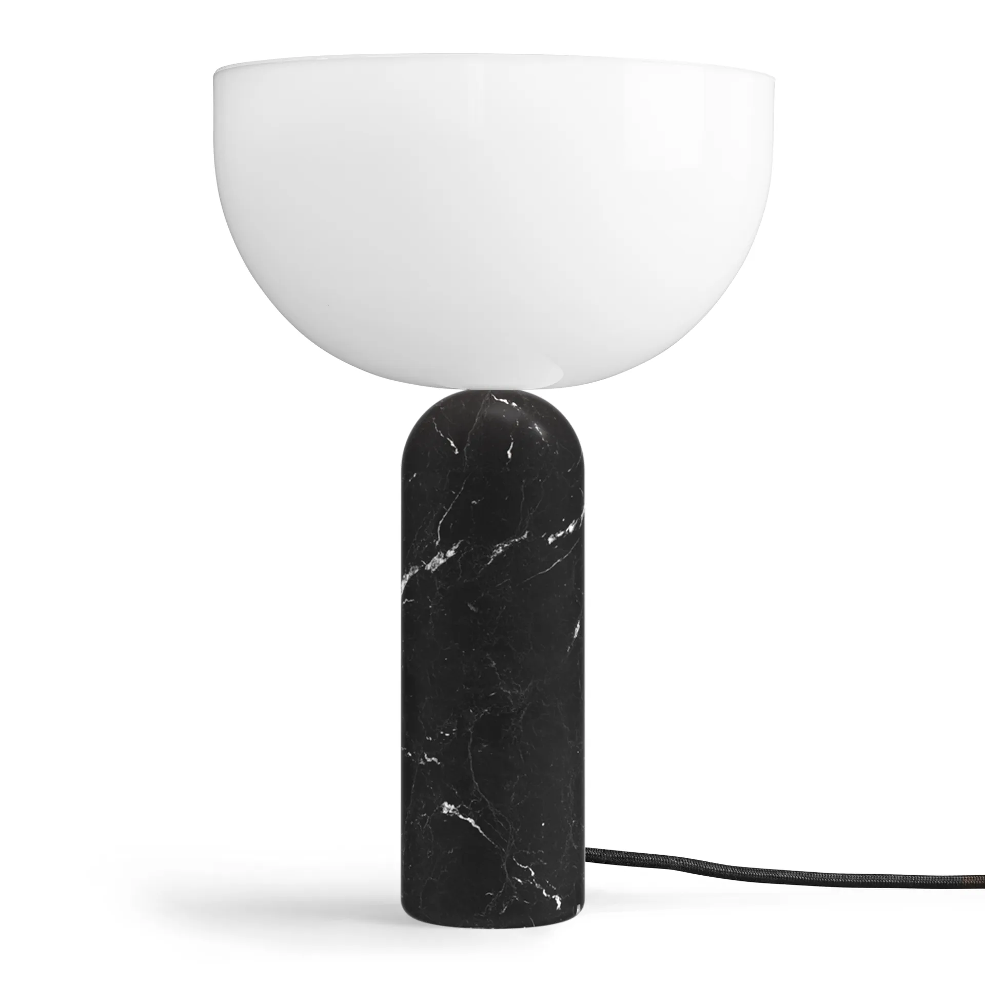 Kizu table lamp large, Black marble New Works