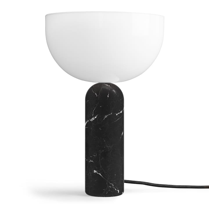Kizu table lamp large - Black marble - New Works