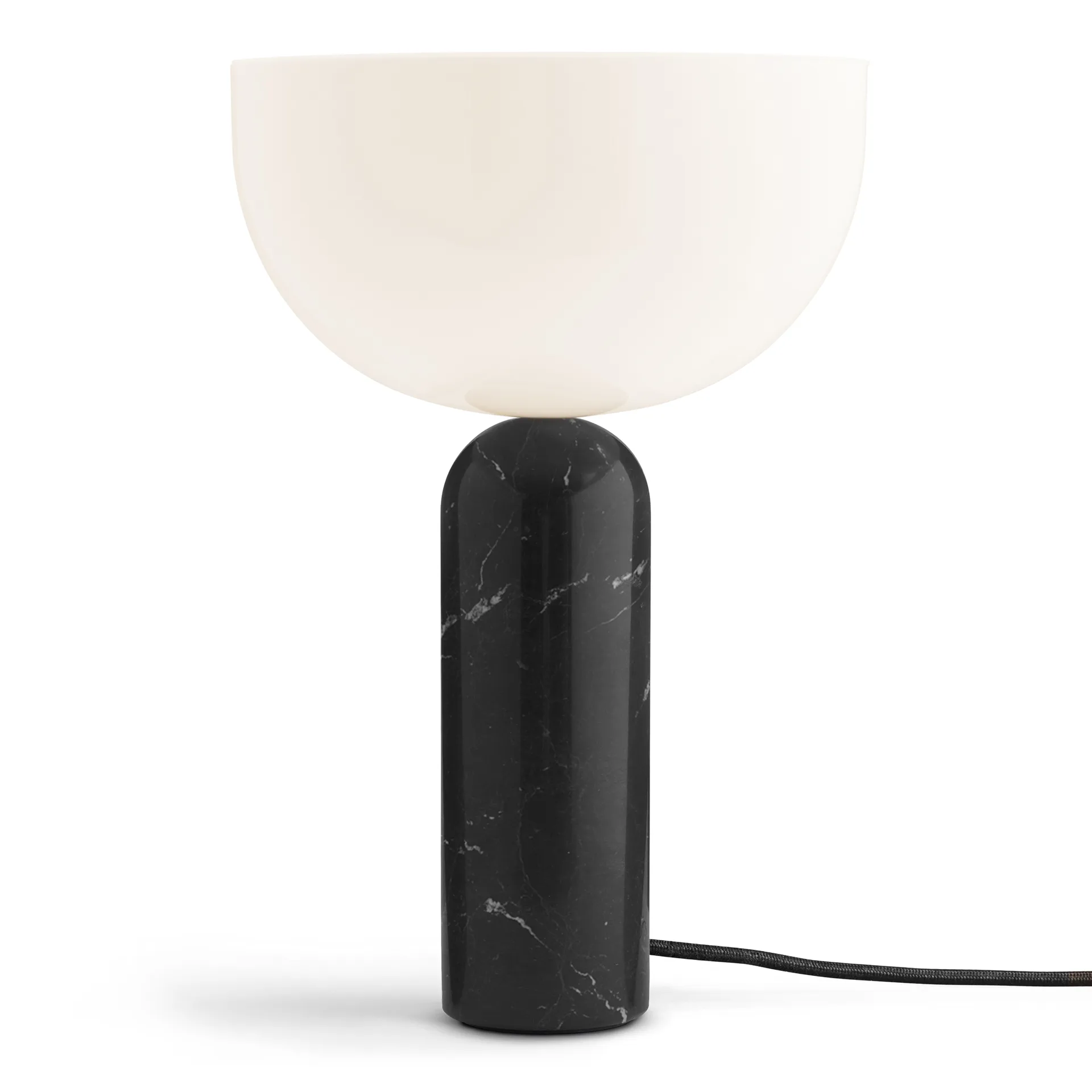 Kizu table lamp large, Black marble New Works