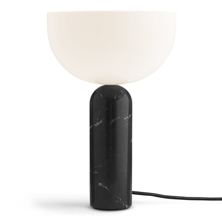 Kizu table lamp large - Black marble - New Works