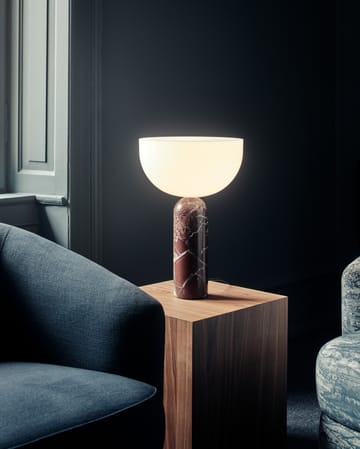 Kizu table lamp large - Breccia Pernice - New Works