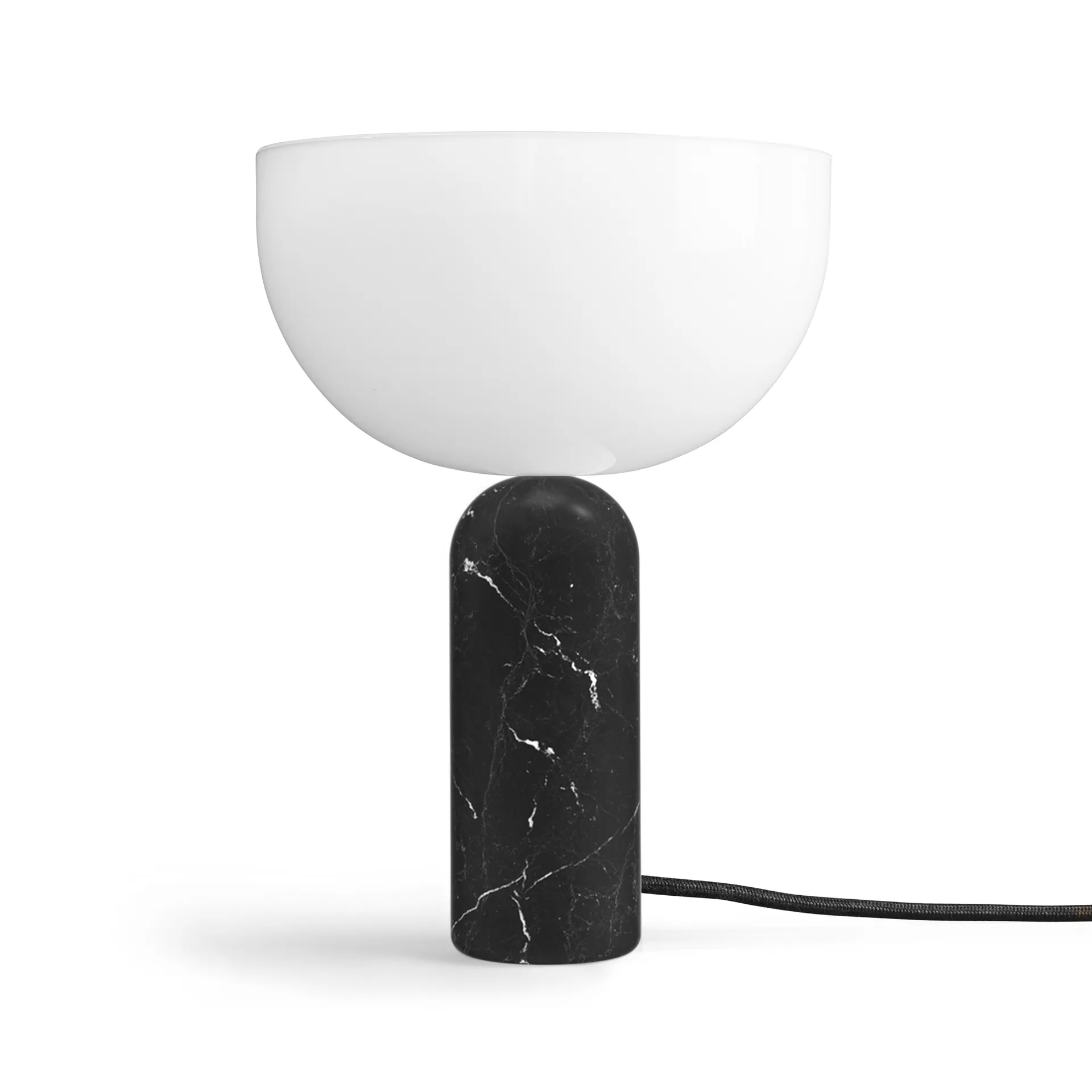 Kizu table lamp small, Black marble New Works
