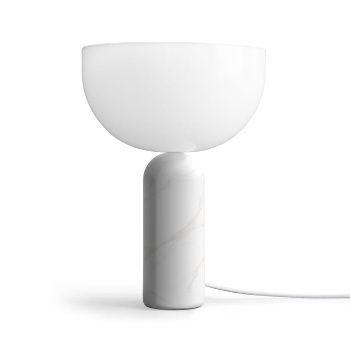 Kizu table lamp small - White marble - New Works