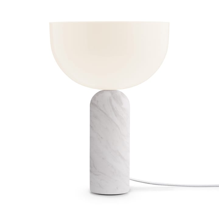 Kizu table lamp small - White marble - New Works