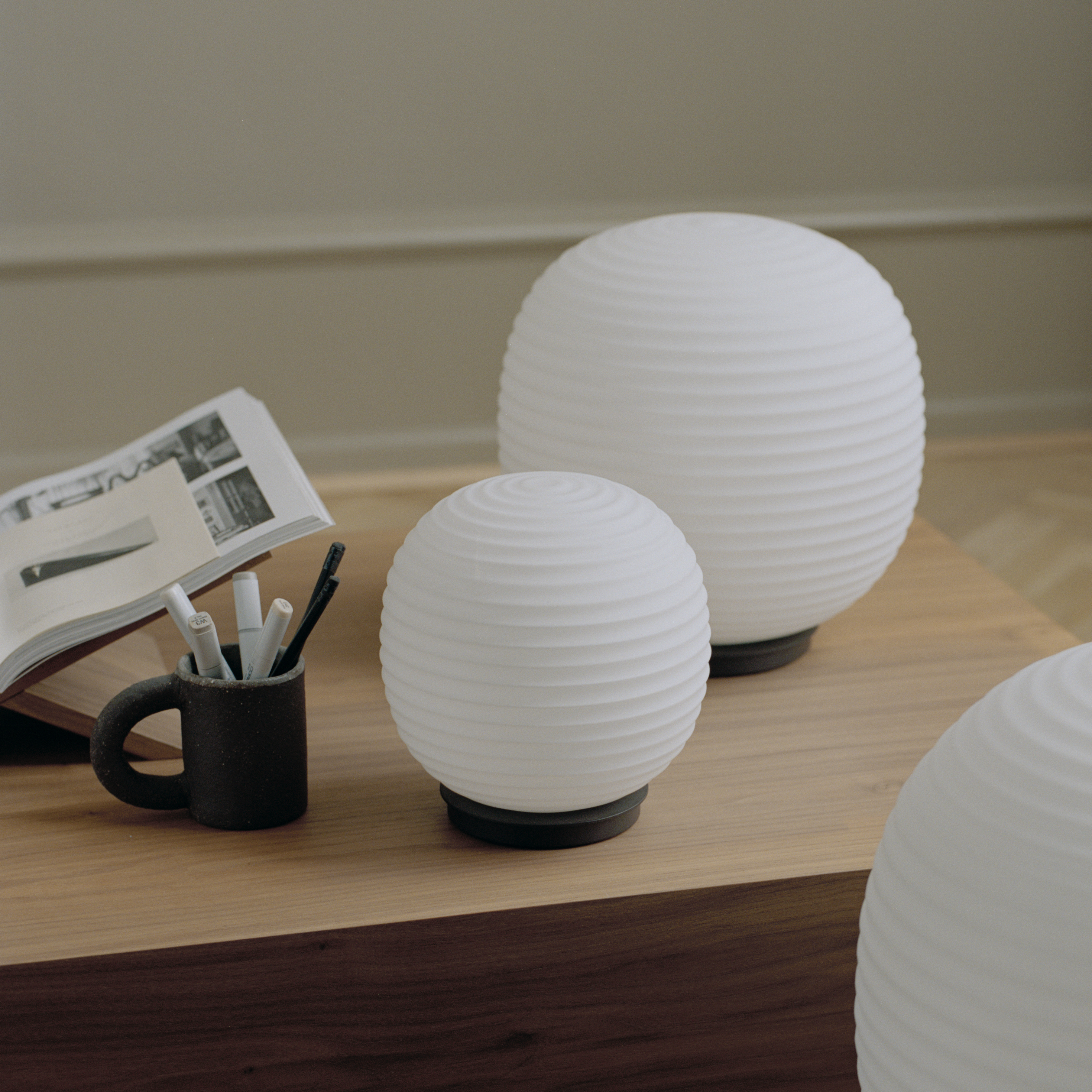 Chinese lantern shop table lamp