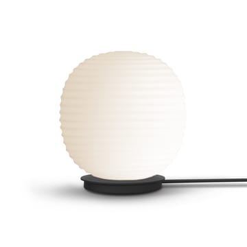 Lantern Globe table lamp small - Frosted white opal glass - New Works